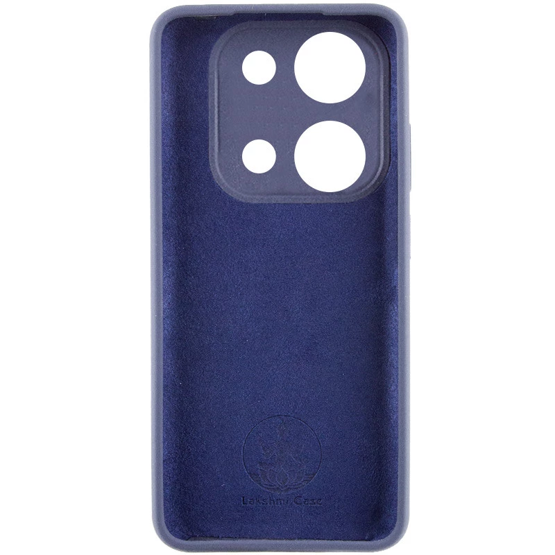 Чохол Silicone Case Lakshmi Premium з закритою камерою на Xiaomi Redmi Note 13 Pro 4G – Темно-синій / Midnight blue. Фото 2 з 3