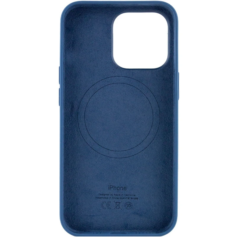 Чохол Silicone case (AAA) with Magsafe and Animation для Apple iPhone 13 Pro (6.1") – Синій / Blue Jay. Фото 3 з 7