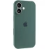 Чохол Silicone Case з захистом камери на Apple iPhone 16 Plus – Зелений / Pine green. Фото 2 з 8