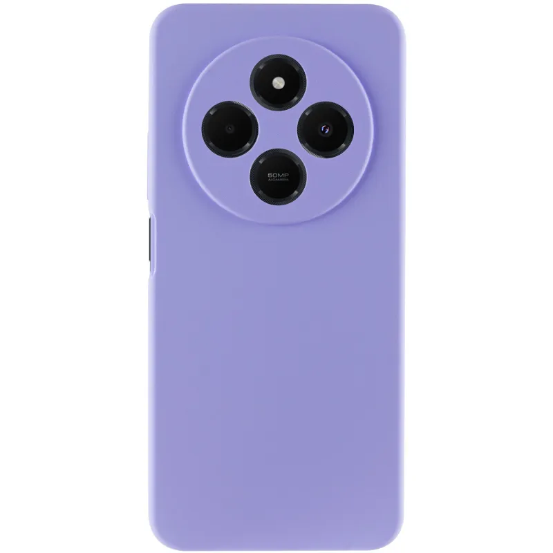 Чехол Silicone Case Lakshmi Premium з закритою камерою на Xiaomi Poco M7 – Сиреневый / Dasheen. Фото 4 из 6