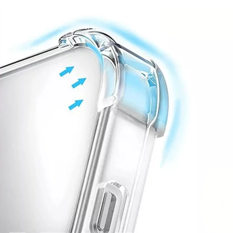 Ультратонкий силиконовый чехол GETMAN с крытыми бортами для Apple iPhone 13 mini (5.4") – Бесцветный (прозрачный). Фото 5 из 8