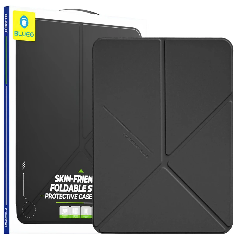 Чохол-книжка BlueO Skin Friendly для Apple iPad Pro 11" (2024-25) – Чорний / Black. Фото 1 з 5