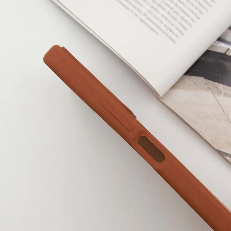 Чохол Silicone Cover Ummi Lakshmi Full Camera (AA) для Xiaomi Redmi 13 4G – Коричневий / Brown. Фото 4 з 5