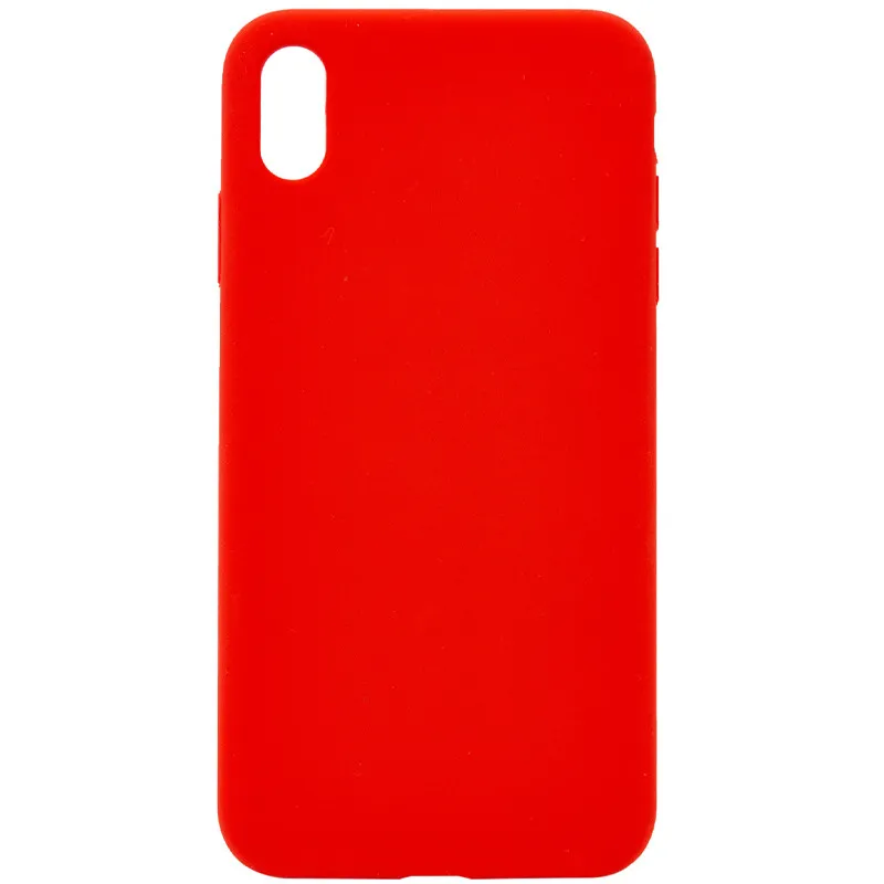 Чохол Silk Full Protective (AA) NO LOGO для Apple iPhone XS (5.8") – Червоний / Red. Фото 1 з 3
