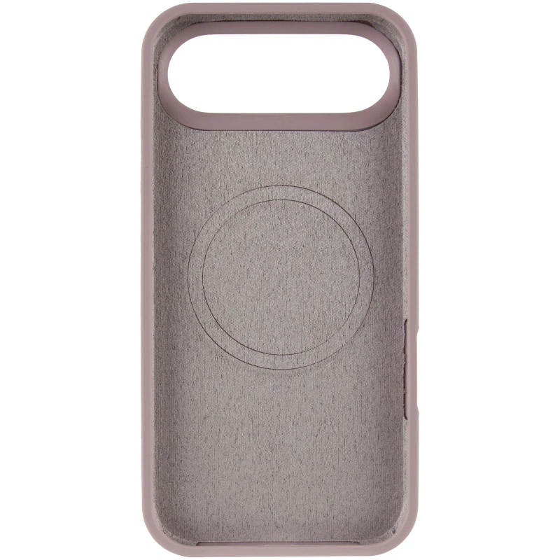 Чохол Silicone Case Full Protective (AA) V2 with MagSafe для Apple iPhone 17 Air (6.5") – Сірий / Lavender. Фото 7 з 11