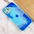 Скляний чохол Impasto на Apple iPhone 12 Pro Max (6.7") – Blue. Фото 2 з 3