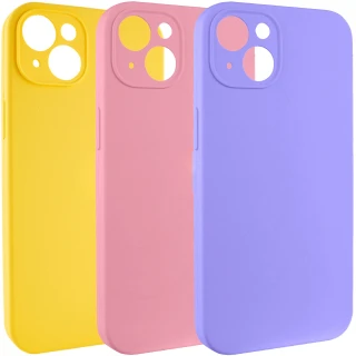 Чохол Silk Full Camera Protective (AA) NO LOGO для Apple iPhone 14 (6.1") фото 1 з 3