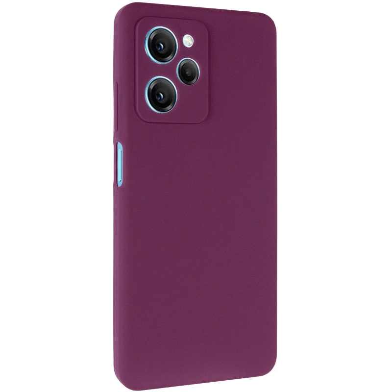 Чохол Silicone Cover Ummi Lakshmi Full Camera (AA) для Xiaomi Poco X5 Pro 5G – Бордовий / Marsala. Фото 1 з 5