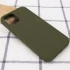 Чохол з закритим низом Silicone Case на Apple iPhone 13 Pro Max (6.7") – Зелений / Dark Olive. Фото 5 з 9