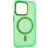 Кольоровий TPU+PC з MagSafe на Apple iPhone 12 (6.1") – Neon Green. Фото 4 з 12