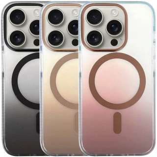 Чехол TPU+PC Shadow with MagSafe для Apple iPhone 15 Pro (6.1") фото 1 Чехол TPU+PC Shadow with MagSafe для Apple iPhone 15 Pro (6.1") фото 1 из 8