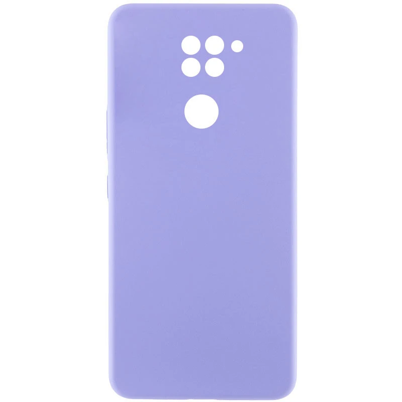 Чехол Silicone Case Lakshmi Premium з закритою камерою на Xiaomi Redmi Note 9 / Redmi 10X – Сиреневый / Dasheen. Фото 1 из 3