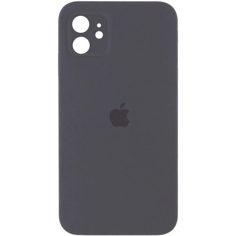 Чохол Silicone Case Square з захистом камери на Apple iPhone 11 (6.1") – Сірий / Charcoal Gray. Фото 1 з 1