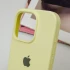 Чохол Silicone Case з закритим низом на Apple iPhone 16 Pro – Жовтий / Mellow Yellow. Фото 6 з 8