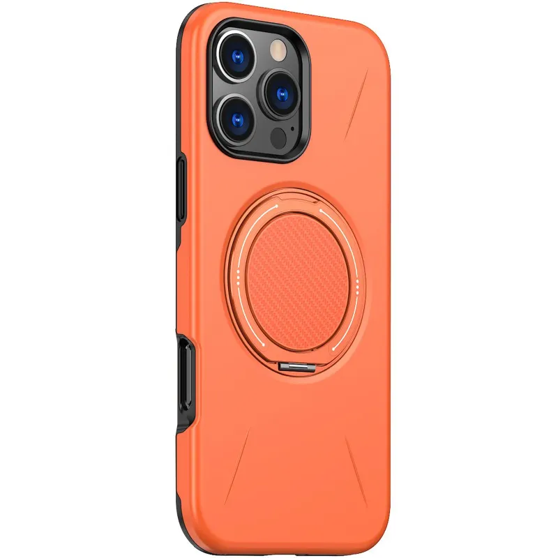 TPU+PC чохол Kalebol Magnetic Case для Apple iPhone 16 Pro Max – Orange. Фото 1 з 3