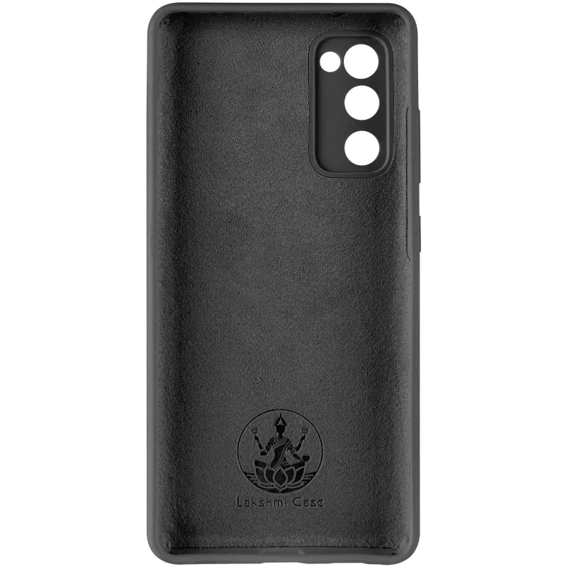 Чохол Silicone Case Lakshmi Premium із закритою камерою для Samsung Galaxy S20 FE – Чорний / Black. Фото 9 з 13