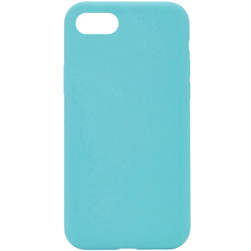 Чохол з закритим низом Silicone Case на Apple iPhone SE (2020) – Бірюзовий / Marine Green. Фото 1 з 1