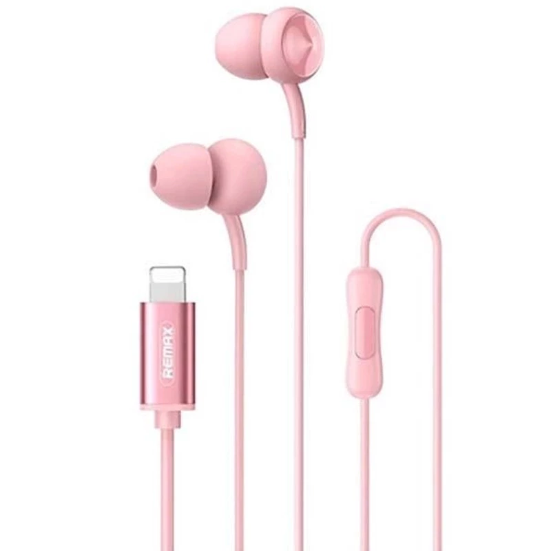 

Навушники Remax RM-510i з мікрофоном Lightning (Pink)