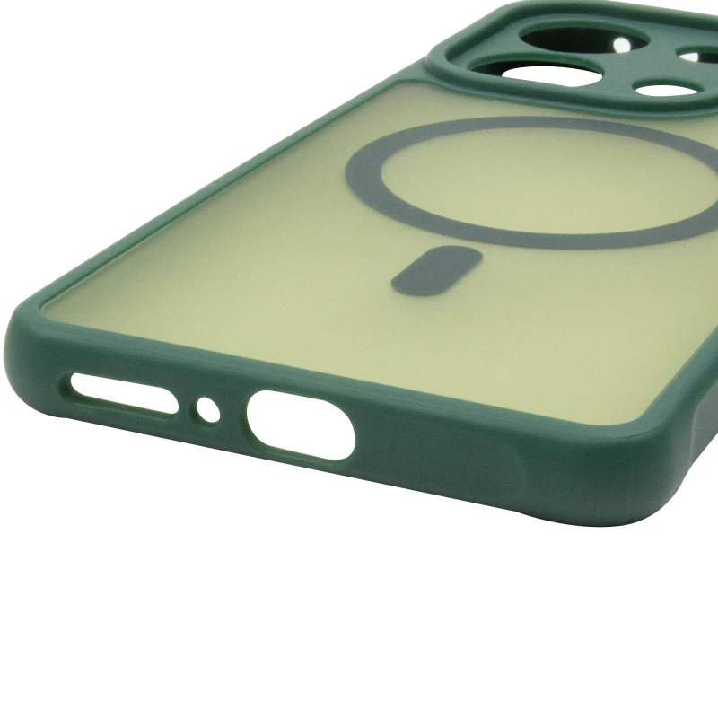 Чохол TPU Bloom with Magnetic Fit для Xiaomi Redmi Note 13 4G – Green. Фото 7 з 8