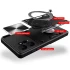 Ударостійкий чохол Bracket Ringstand із захисною шторкою для камери на Xiaomi Redmi Note 12 4G – Black. Фото 4 з 7