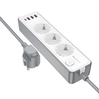 Удлинитель Borofone BAC9 Power PD20W (3USB-A/1C/3xSocket) (2m) фото 1 Удлинитель Borofone BAC9 Power PD20W (3USB-A/1C/3xSocket) (2m) фото 1 из 1
