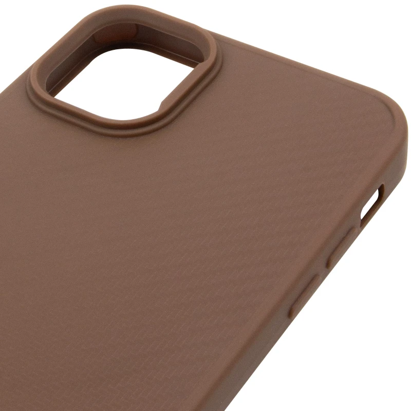TPU чохол Carbon Protective with Magsafe для Apple iPhone 14 (6.1") – Coffee. Фото 5 з 7