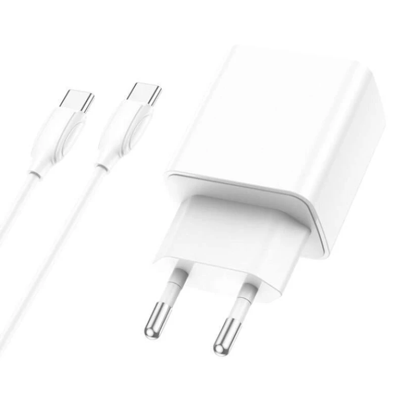 

МЗП Borofone BA67A PD20W+QC3.0 + Type-C + Type-C (Білий)