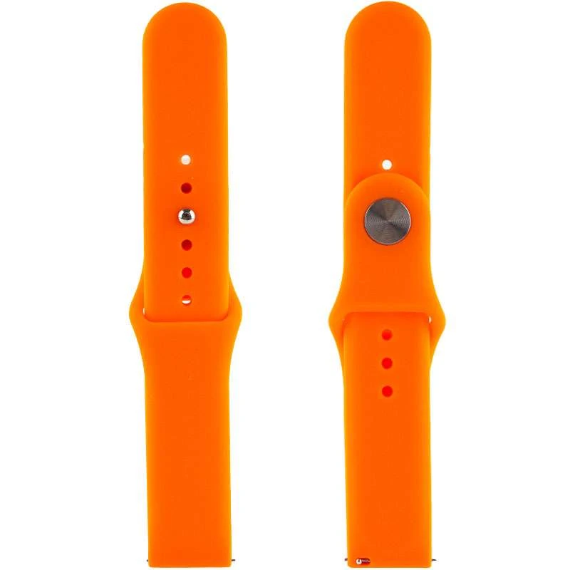 

Силіконовий ремінець Sport для Xiaomi Amazfit/Samsung 20 mm (Помаранчевий / Orange)