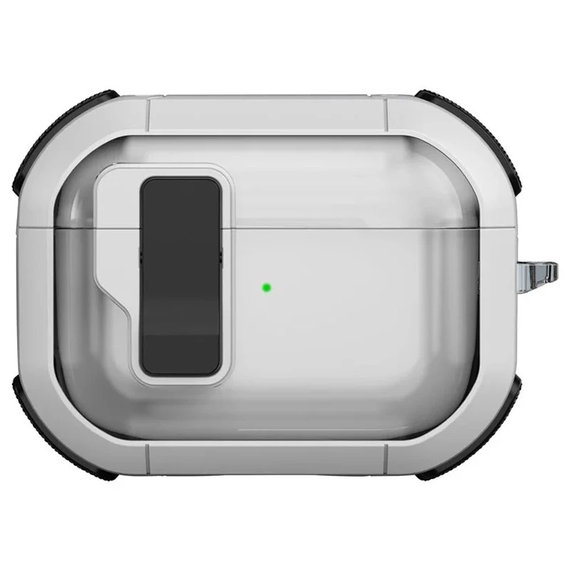 Футляр протиударний Locking Button для навушників Airpods Pro 3 – White. Фото 1 з 1