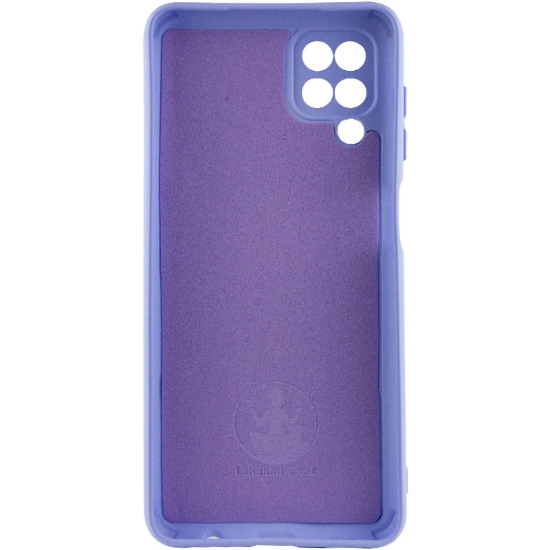 Чохол Silicone Case Lakshmi Premium L з закритою камерою на Samsung Galaxy A12 – Бузковий / Dasheen. Фото 2 з 2