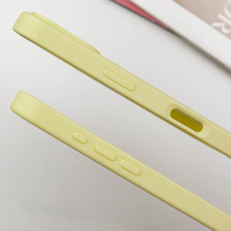 Чохол Silicone Case з закритим низом на Apple iPhone 16 Plus – Жовтий / Mellow Yellow. Фото 4 з 8