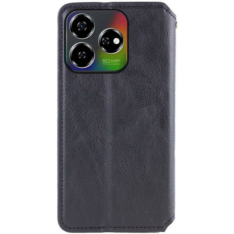 Чохол книжка GETMAN Cubic для ZTE Nubia V60 – Чорний. Фото 5 з 7