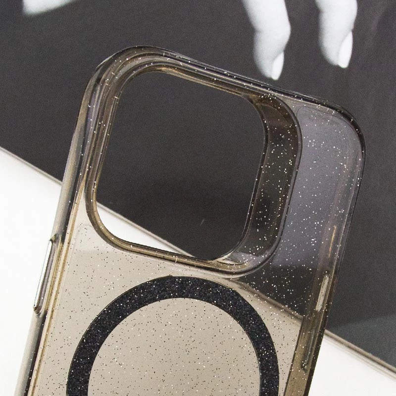 Зоряний чохол з MagSafe на Apple iPhone 14 Pro (6.1") – Black. Фото 7 з 12