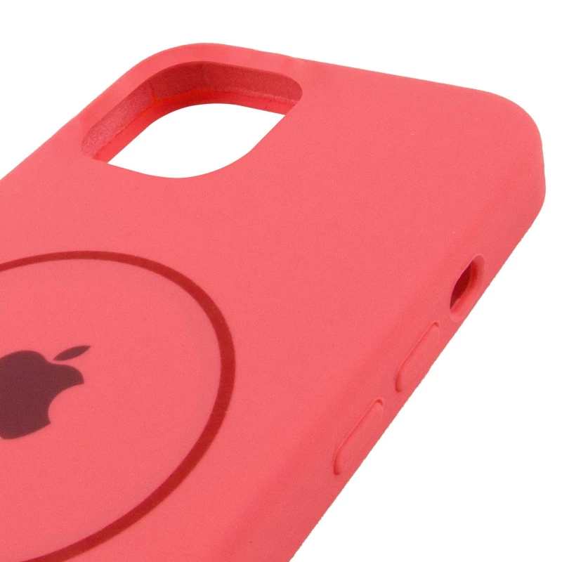 Чехол Silicone Armor Max with MagSafe для Apple iPhone 11 Pro (5.8") – Арбузный / Watermelon red. Фото 7 из 9