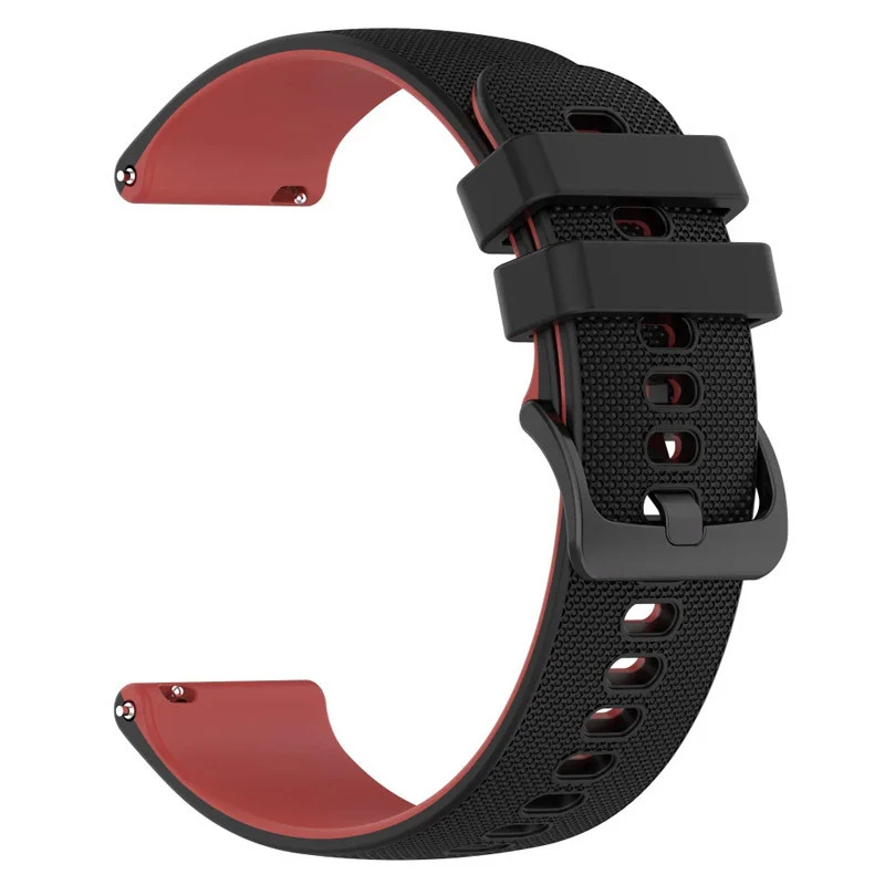Ремінець Ribby для Smart Watch 22mm – Black / Red. Фото 2 з 3