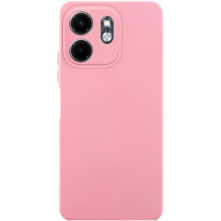 Кольоровий силіконовий чохол GETMAN із закритою камерою для Xiaomi Redmi 15 4G (Global) / 5G — Рожевий / Pink