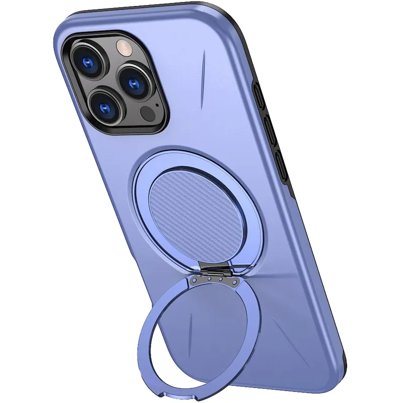 TPU+PC чохол Kalebol Magnetic Case для Apple iPhone 16 Pro Max – Lilac. Фото 3 з 3