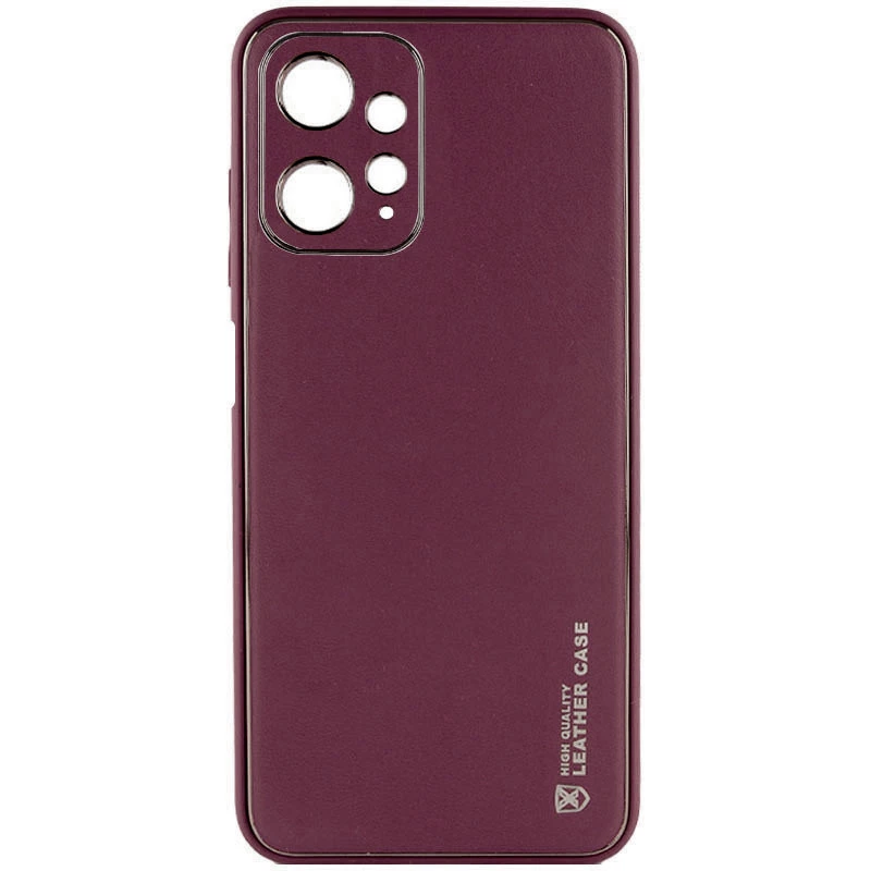 

Шкіряний чохол Xshield на Xiaomi Redmi Note 12 4G (Бордовий / Plum Red)