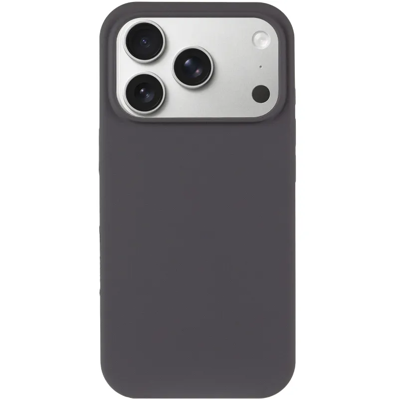 Чехол Silk Full Protective (AA) NO LOGO для Apple iPhone 17 Pro (6.3") – Серый / Dark Gray. Фото 3 из 7