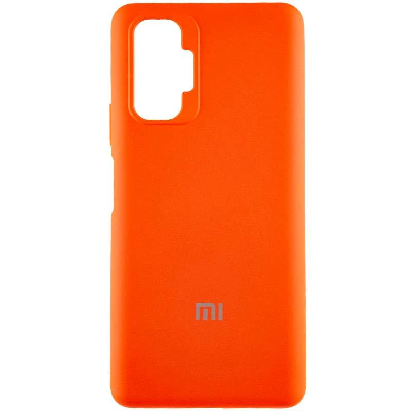 

Чехол Silicone Case с закрытым низом для Xiaomi Redmi Note 10 Pro (Оранжевый / Neon Orange), Помаранчевий / neon orange