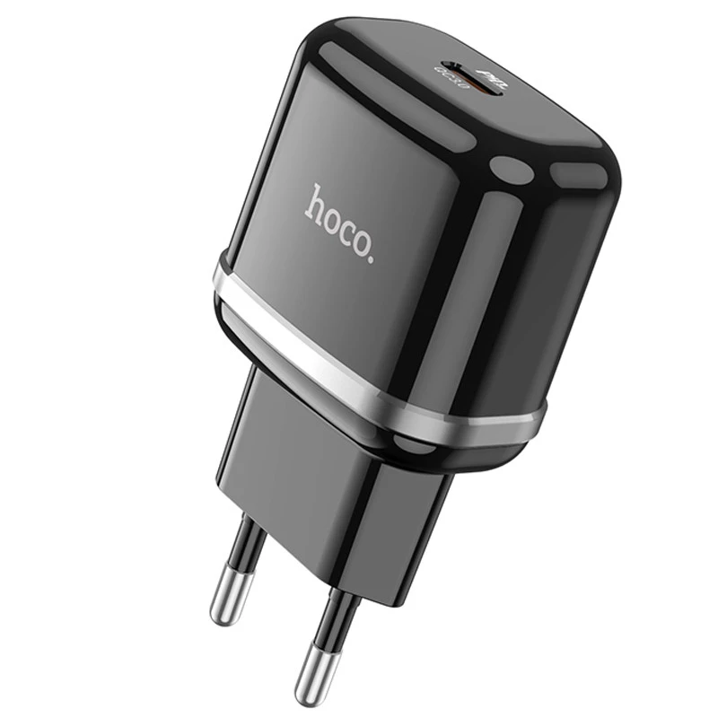 МЗП Hoco N24 Victorius PD20W (1USB-C) – Black. Фото 1 з 4