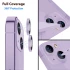 Металеве захисне скло на камеру на Apple iPhone 14 (6.1") – Фіолетовий / Purple. Фото 5 з 7
