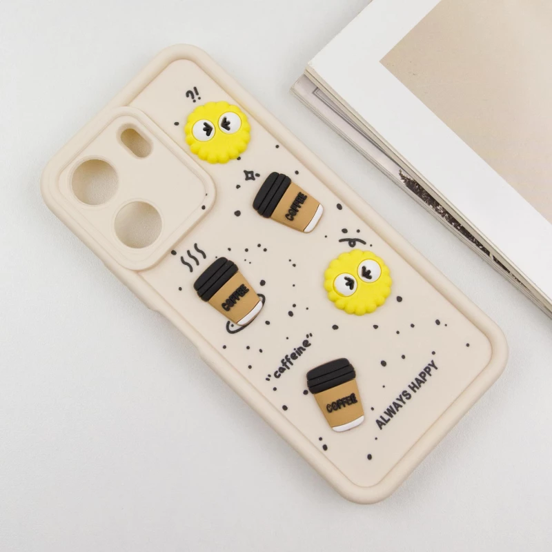 Чохол TPU Toys Case для Xiaomi Redmi 13C – Sand / Always Happy. Фото 6 з 12