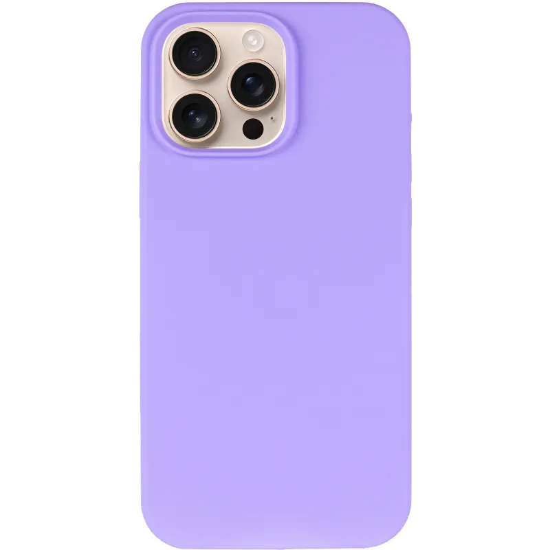 Чехол Silk Full Protective (AA) NO LOGO для Apple iPhone 16 Pro – Сиреневый / Dasheen. Фото 4 из 11