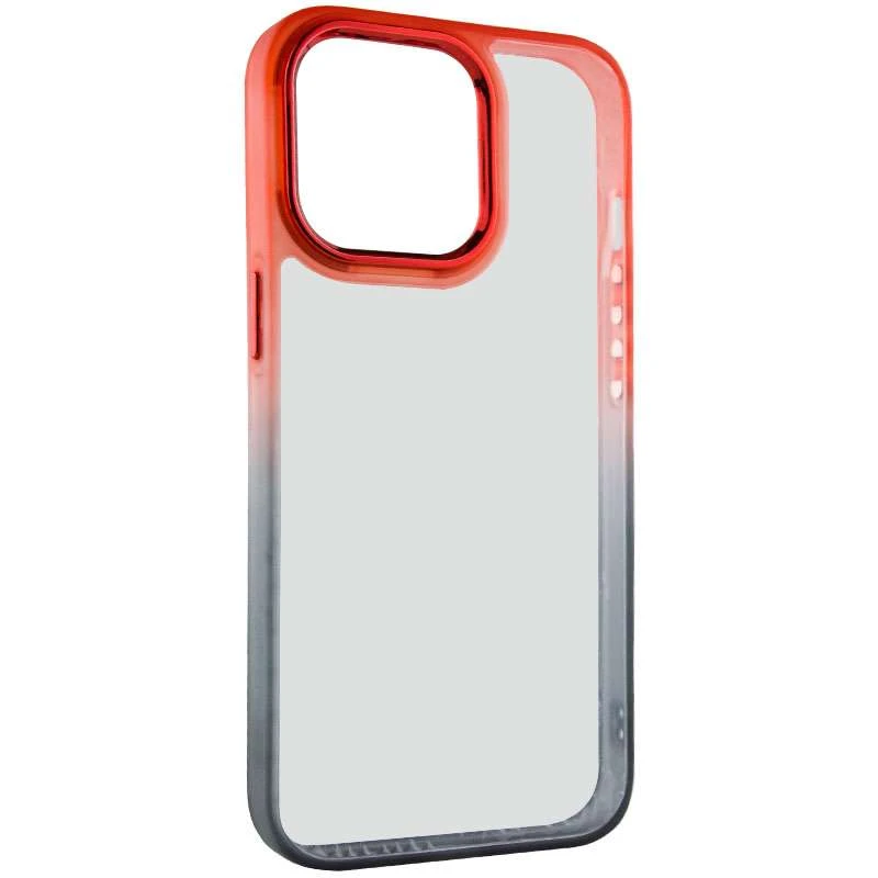 Силіконовий чохол фреш на Apple iPhone 14 Pro Max (6.7") – Чорний / Червоний. Фото 3 з 6