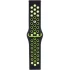 Силиконовый ремешок Sport Nike+ для Xiaomi Amazfit/Samsung 20 mm – black/green. Фото 2 из 3