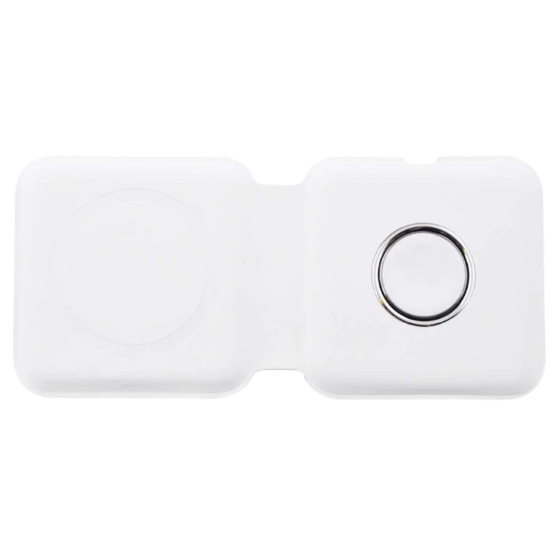 БЗУ Magnetic Charging Dock-Station 2 в 1 (15W) – Белый. Фото 2 из 6