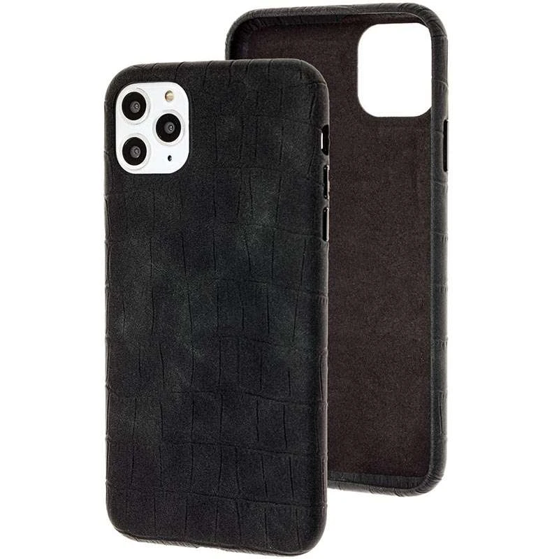 

Шкіряний чохол Croco на Apple iPhone 11 Pro Max (6.5") (Black)