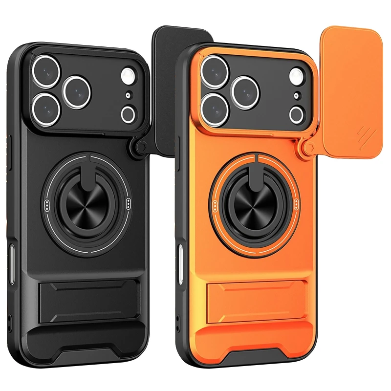 Ударостійкий чохол Camshield StandRing case для Apple iPhone 17 Pro Max (6.9") фото 1 з 2