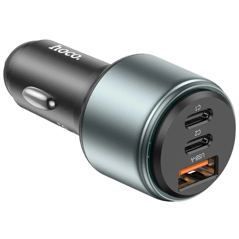 АЗП Hoco NZ9 Galloper 95W (1USB-A/2C) – Black. Фото 4 з 8